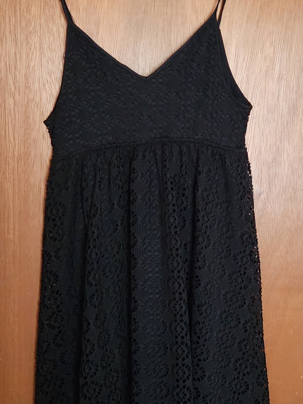 Express Black Lace Spaghetti-Strap Girls Dress